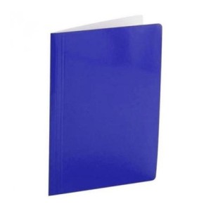 PASTA GRAMPO TRILHO PAPEL AZUL POLYCART - UN