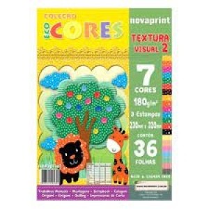 BLOCO CRIATIVO OFICIO 36F 180G TEXTURA VISUAL ECOCORES